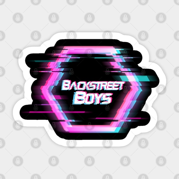 Glitch aesthetic | Exclusive - Backstreet Boys Sticker by PREMAN PENSIUN PROJECT